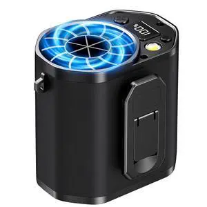Waist Fan with Clip on: Portable 4-Speed Enlarged Fan-blades Personal Belt Fan with LED Light 6-11H of Working Time Hands-Free Neck Fan Waist Fan with Clip on: Portable 4-Speed Enlarged Fan-blades Personal Belt Fan with LED Light 6-11H of Working Time Hands-Free Neck Fan