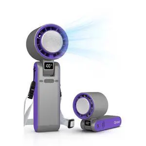 Portable Fan Ice Cooling Handheld for Outdoor Travel, 4000mAh Portable Fan Ice Cooling Handheld for Outdoor Travel, 4000mAh