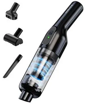 Handheld Vacuum Cordless, Car Vacuum with 19000Pa Powerful Suction,1.3 lbs Lightweight, Type-C Charge, Multiple Accessories for Car Home Office Pet Handheld Vacuum Cordless, Car Vacuum with 19000Pa Powerful Suction,1.3 lbs Lightweight, Type-C Charge, Multiple Accessories for Car Home Office Pet