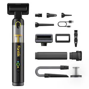 Slim V10 APEX Cordless Car Vacuum, 4-in-1 Portable Mini Handheld Vac, 19kPa Suction Power, Upgraded Smart Digital Display, 2 Suction Modes for Small Jobs, Car, Office Desk, Keyboards (Black) Slim V10 APEX Cordless Car Vacuum, 4-in-1 Portable Mini Handheld Vac, 19kPa Suction Power, Upgraded Smart Digital Display, 2 Suction Modes for Small Jobs, Car, Office Desk, Keyboards (Black)
