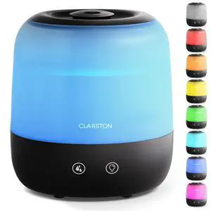 Humidifiers for Bedroom, 2L Top Fill with 360° Nozzle for Large Room, 7-Color Night Light, 24dB Quiet Cool Mist Air Humidifier for Baby Nursery & Plants, No BPA, Auto Shut Off, Easy to Clean Humidifiers for Bedroom, 2L Top Fill with 360° Nozzle for Large Room, 7-Color Night Light, 24dB Quiet Cool Mist Air Humidifier for Baby Nursery & Plants, No BPA, Auto Shut Off, Easy to Clean