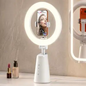 Ring Light for Makeup, 11" Desk Ring Light with Stand and Phone Holder, CRI 98+ True Color LED Makeup Light, Dimmable Selfie Ring Lights for Video Recording, Live Stream, TikTok, YouTube Ring Light for Makeup, 11" Desk Ring Light with Stand and Phone Holder, CRI 98+ True Color LED Makeup Light, Dimmable Selfie Ring Lights for Video Recording, Live Stream, TikTok, YouTube