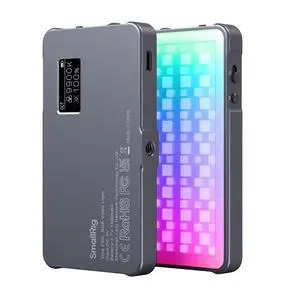 P96L RGB Video Light by SmallRig, Portable Metal LED Camera Light, 2500-8000K, 21 Effects, CRI 96+, OLED Display, Photo and Video Lighting, Long Battery Life, Fits Phone and Camera P96L RGB Video Light by SmallRig, Portable Metal LED Camera Light, 2500-8000K, 21 Effects, CRI 96+, OLED Display, Photo and Video Lighting, Long Battery Life, Fits Phone and Camera
