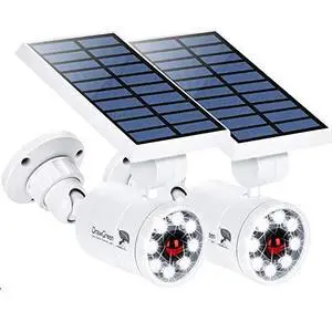 Solar Motion Sensor Light Outdoor Waterproof of 2, Solar Motion Lights Aluminum Cameras Fill Flood Security Spotlights for Deck Yard Fence Patio Stairs Garden Camp Solar Motion Sensor Light Outdoor Waterproof of 2, Solar Motion Lights Aluminum Cameras Fill Flood Security Spotlights for Deck Yard Fence Patio Stairs Garden Camp