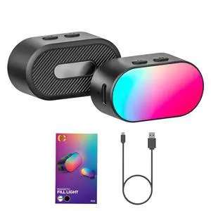 Magnetic RGB LED Light, 7 Color Temperature, 3 Brightness Adjustment, 180 Mins Long-Lasting, Gradient Mode, Flash Mode 180° Fill Light for AOCHUAN Stabilizer Magnetic RGB LED Light, 7 Color Temperature, 3 Brightness Adjustment, 180 Mins Long-Lasting, Gradient Mode, Flash Mode 180° Fill Light for AOCHUAN Stabilizer