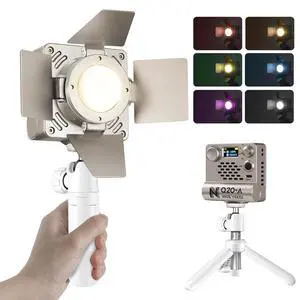 Pocket RGB Fill Light, Portable Bi-Color Handheld Light, 2700K-6500K, CRI 95+, 12 Effects, 5000mAh Battery with Fast Charging Spotlight for Photography/Vlog/YouTube/Tiktok/Ins Pocket RGB Fill Light, Portable Bi-Color Handheld Light, 2700K-6500K, CRI 95+, 12 Effects, 5000mAh Battery with Fast Charging Spotlight for Photography/Vlog/YouTube/Tiktok/Ins
