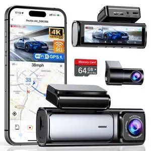 4K+2.5K Dash Cam Front and Rear, Built-in 5G WiFi 6 GPS Dual Dashcam 4K+2.5K Dash Cam Front and Rear, Built-in 5G WiFi 6 GPS Dual Dashcam