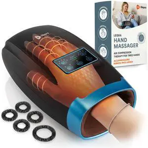 Legra Hand Massager with Heat and Compression & Cordless Design Legra Hand Massager with Heat and Compression & Cordless Design