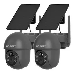 Solar Cameras Wireless Outdoor for Home Security, 2 Pack Solar Cameras Wireless Outdoor for Home Security, 2 Pack