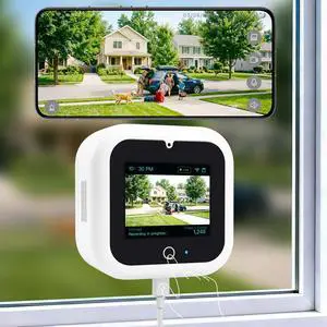 5MP 3K Indoor Window Camera with Multifunction Back Screen, AI Color Night Vision for Home Security, 2.4/5GHz WiFi, Motion Detection, Two-Way Audio, 24/7 Recording, Easy Install, Dome Cameras 5MP 3K Indoor Window Camera with Multifunction Back Screen, AI Color Night Vision for Home Security, 2.4/5GHz WiFi, Motion Detection, Two-Way Audio, 24/7 Recording, Easy Install, Dome Cameras