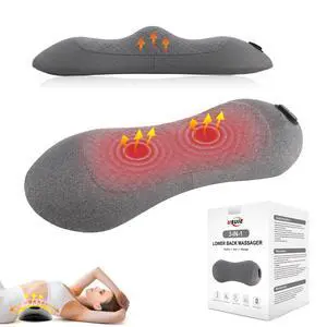 Cordless Lumbar Support Pillow, Lower Back Massager for Pain Relief Cordless Lumbar Support Pillow, Lower Back Massager for Pain Relief