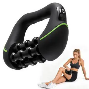2in1 Electric Deep Rolling Massager 8 Speeds, Full Body Muscle Roller for Legs, Calves, Abdomen, Back & Neck , Cellulite-prone Areas, Rechargeable, Handheld Powered Rolling Tool with LCD Display 2in1 Electric Deep Rolling Massager 8 Speeds, Full Body Muscle Roller for Legs, Calves, Abdomen, Back & Neck , Cellulite-prone Areas, Rechargeable, Handheld Powered Rolling Tool with LCD Display