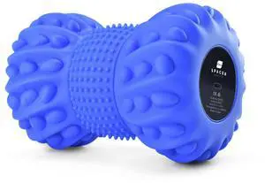 Rockpoint Vibrating Deep Tissue Massage Tool with 4 Modes - Dual Texture Surface for Feet Plantar Fasciitis and Whole Body Massage Cordless Rechargeable Electric, Blue Rockpoint Vibrating Deep Tissue Massage Tool with 4 Modes - Dual Texture Surface for Feet Plantar Fasciitis and Whole Body Massage Cordless Rechargeable Electric, Blue