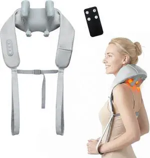 Cordless Neck Massager with Heat,6D Shiatsu Remote Control for Pain Relief Cordless Neck Massager with Heat,6D Shiatsu Remote Control for Pain Relief