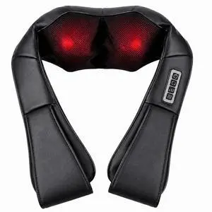 Neck and Shoulder Massager with Heat, Black Neck and Shoulder Massager with Heat, Black