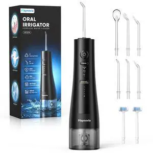 Water Flosser Cordless for Teeth, Portable Oral Irrigator with U Shaped Nozzle, 40150 PSI DIY Mode, 350ML Large Tank, Rechargeable Dental Flosser for Braces & Adults Water Flosser Cordless for Teeth, Portable Oral Irrigator with U Shaped Nozzle, 40150 PSI DIY Mode, 350ML Large Tank, Rechargeable Dental Flosser for Braces & Adults