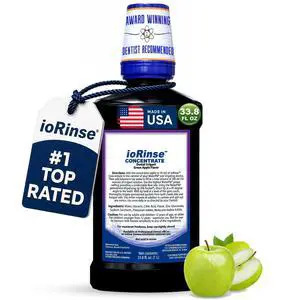 Dental Irrigant with Molecular Iodine for Waterpik, Water Flossers Dental Irrigant with Molecular Iodine for Waterpik, Water Flossers
