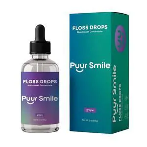 Concentrated Floss Drop Serum 2oz Concentrated Mouth Wash to Use in Water Flosser | Natural Essentials Promotes Good Breath | Organic Drop Provides Good Oral Health (Grape Flavor) Concentrated Floss Drop Serum 2oz Concentrated Mouth Wash to Use in Water Flosser | Natural Essentials Promotes Good Breath | Organic Drop Provides Good Oral Health (Grape Flavor)