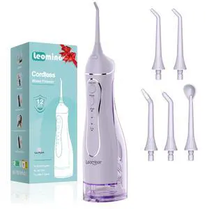 Water Dental Flosser Pick for Teeth, 300ML Portable Oral Irrigator Upgraded Tank Removable,IPX7 Waterproof, Rechargeable Travel Teeth Cleaner, Professional Electric Flossing Machine(T-Purple) Water Dental Flosser Pick for Teeth, 300ML Portable Oral Irrigator Upgraded Tank Removable,IPX7 Waterproof, Rechargeable Travel Teeth Cleaner, Professional Electric Flossing Machine(T-Purple)