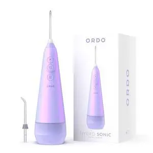 Hydro Sonic Water Flosser, Cordless, 3 Pressure Settings, Pearl Violet Hydro Sonic Water Flosser, Cordless, 3 Pressure Settings, Pearl Violet