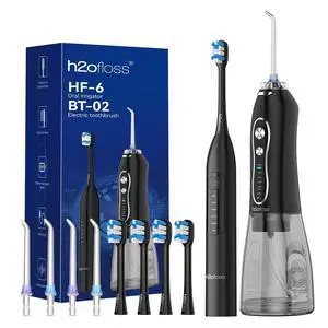 Water Flosser & Electric Toothbrush Combo, 2-in-1 Oral Clean Kit Water Flosser & Electric Toothbrush Combo, 2-in-1 Oral Clean Kit