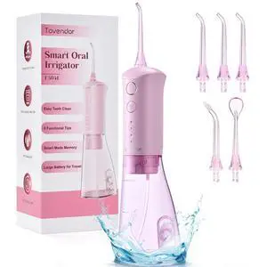 Water Dental Flosser, Rechargeable Dental Oral Irrigator, 5 Tips Water Dental Flosser, Rechargeable Dental Oral Irrigator, 5 Tips