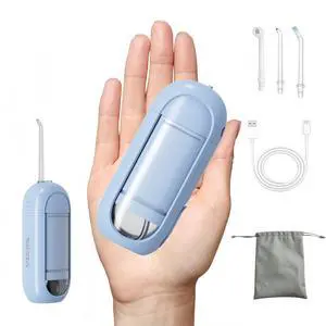 Portable Water Flosser for Travel with Sensitive Nozzle, Cordless Portable Water Flosser for Travel with Sensitive Nozzle, Cordless