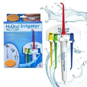 Oral Irrigator - Shower Water Flosser for Healthy Teeth and Gums Made in USA Oral Irrigator - Shower Water Flosser for Healthy Teeth and Gums Made in USA