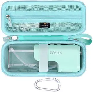 Case Compatible with COSLUS T40 Mini Water Flosser, Storage Portable Bag for Accessories - Green (Case Only) Case Compatible with COSLUS T40 Mini Water Flosser, Storage Portable Bag for Accessories - Green (Case Only)