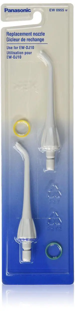 Water Jet Nozzle Replacement, Compatible with EW-DJ10-W, EW-DJ10-A Dental Flossers, White, 2 Count Water Jet Nozzle Replacement, Compatible with EW-DJ10-W, EW-DJ10-A Dental Flossers, White, 2 Count