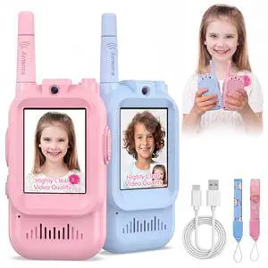 Walkie Talkies for Kids Pack of 2, Rechargeable Long Range Two Way Radios Walkie Talkies for Kids Pack of 2, Rechargeable Long Range Two Way Radios