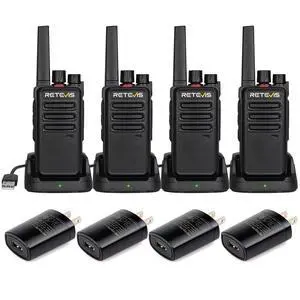 RT68 Walkie Talkies for Adults, Portable FRS Two-Way Radio (4 Pack) RT68 Walkie Talkies for Adults, Portable FRS Two-Way Radio (4 Pack)