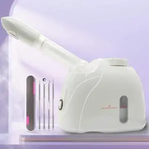 LIXESZT Facial Steamer with 360 Degree Arm, Nano Mist & 4Pcs Skin Kit LIXESZT Facial Steamer with 360 Degree Arm, Nano Mist & 4Pcs Skin Kit
