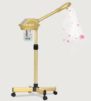 Facial Steamer Professional, Steamer for Face on Wheels Gold Facial Steamer Professional, Steamer for Face on Wheels Gold