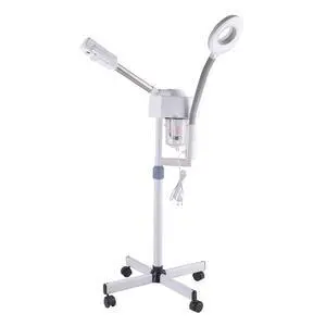 2 in 1 Professional Facial Steamer with 5X Lamp and Touch Screen 2 in 1 Professional Facial Steamer with 5X Lamp and Touch Screen