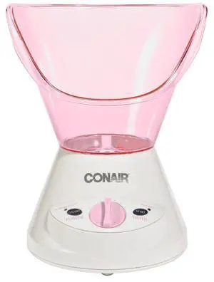True Glow by Moisturizing Mist Facial Sauna System; Pink / Cream True Glow by Moisturizing Mist Facial Sauna System; Pink / Cream