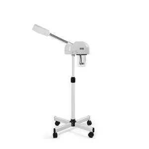 Professional Facial Steamer with Hot Mist Function, Stand Facial Steamer On Wheels, Height Adjustable & 360° Rotatable Nozzle, Use at Home & Salon SPA Professional Facial Steamer with Hot Mist Function, Stand Facial Steamer On Wheels, Height Adjustable & 360° Rotatable Nozzle, Use at Home & Salon SPA