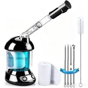 Facial Steamer with Ozone Extendable 360° Arm - for Home or Salon Facial Steamer with Ozone Extendable 360° Arm - for Home or Salon