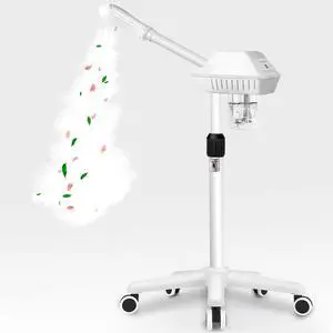 Professional Facial Steamer, Face Steamer on Wheels, SPA Ozone Steamer, Standing Face Steamer for Spa, Salon and at Home Use Professional Facial Steamer, Face Steamer on Wheels, SPA Ozone Steamer, Standing Face Steamer for Spa, Salon and at Home Use