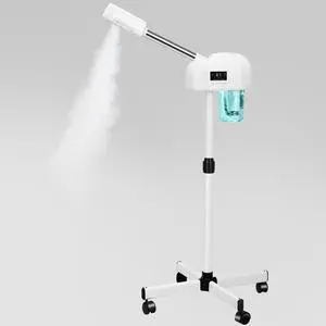 Professional Facial Steamer, Nano Ionic Hot Mist Spray, Stand Facial Steamer for Estheticians, Timer, Vaporizador Face Steamer for Deep Cleansing & Hydration, Home Salon SPA Professional Facial Steamer, Nano Ionic Hot Mist Spray, Stand Facial Steamer for Estheticians, Timer, Vaporizador Face Steamer for Deep Cleansing & Hydration, Home Salon SPA