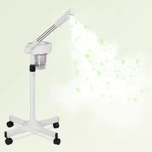 Professional Facial Steamer On Wheels Ionic Ozone with Hot Mist Function Stand Facial Steamer for Personal Home Salon Spa Skin Cleaning #2 Professional Facial Steamer On Wheels Ionic Ozone with Hot Mist Function Stand Facial Steamer for Personal Home Salon Spa Skin Cleaning #2