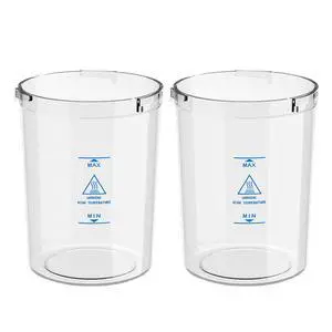 Water Jar for Facial Steamer Universal Plastic Water Cup 2 PCS Water Jar for Facial Steamer Universal Plastic Water Cup 2 PCS