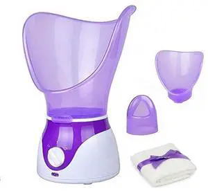 Facial Steamer Professional Steam Inhaler Facial Sauna Spa for Face Mask Moisturizer - Sinus with Aromatherapy; Pores with Timer and Extract Blackheads, Diffuser Skin Care(Purple) Facial Steamer Professional Steam Inhaler Facial Sauna Spa for Face Mask Moisturizer - Sinus with Aromatherapy; Pores with Timer and Extract Blackheads, Diffuser Skin Care(Purple)