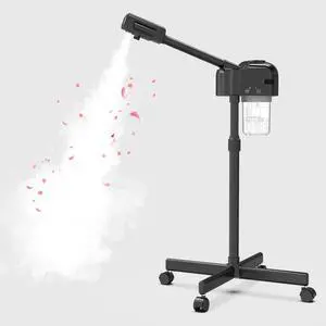 Height Adjustable Professional Facial Steamer, Black Height Adjustable Professional Facial Steamer, Black
