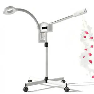 Professional Facial Steamer with Magnifying Lamp for Estheticians. Professional Facial Steamer with Magnifying Lamp for Estheticians.