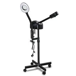 Professional Facial Steamer On Wheels, 2 in 1 Facial Steamer with 3X Magnifying Lamp, Esthetician Steamer Face Spa Mist Steam for Home Beauty Salon, Personal Skin Care Deep Cleaning Professional Facial Steamer On Wheels, 2 in 1 Facial Steamer with 3X Magnifying Lamp, Esthetician Steamer Face Spa Mist Steam for Home Beauty Salon, Personal Skin Care Deep Cleaning