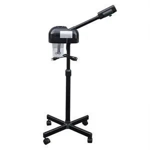 LCD Ozone Facial Steamer, Professional Salon Spa Steamer Beauty Equipment, Spray 107.6 Warm Steam, 360° Rotatable Nozzle, Timer Function, Adjustable Height, Rolling Wheels LCD Ozone Facial Steamer, Professional Salon Spa Steamer Beauty Equipment, Spray 107.6 Warm Steam, 360° Rotatable Nozzle, Timer Function, Adjustable Height, Rolling Wheels