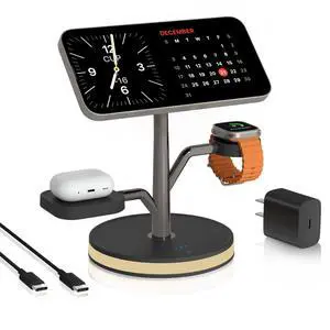 Wireless Charger, 3 in 1 Magnetic Charging Station for Apple Device Wireless Charger, 3 in 1 Magnetic Charging Station for Apple Device