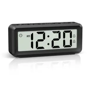Small Alarm Clock, Dual Alarms Snooze Magnetic Back Small Alarm Clock, Dual Alarms Snooze Magnetic Back