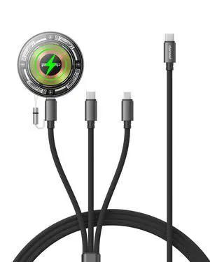 5-in-1 Charging Cable with Magnetic Wireless Charger 5-in-1 Charging Cable with Magnetic Wireless Charger